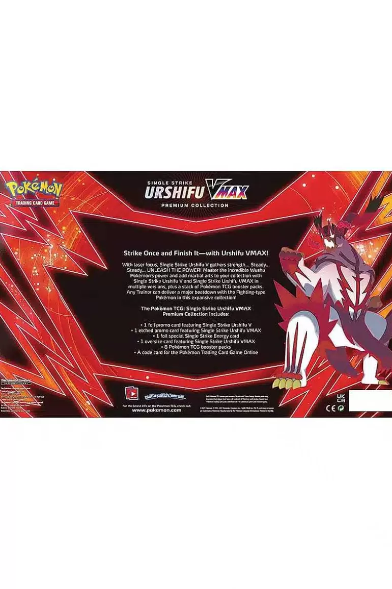 Pocket Monster Pokémon Kort-Urshifu Single Strike Vmax Premium Collection