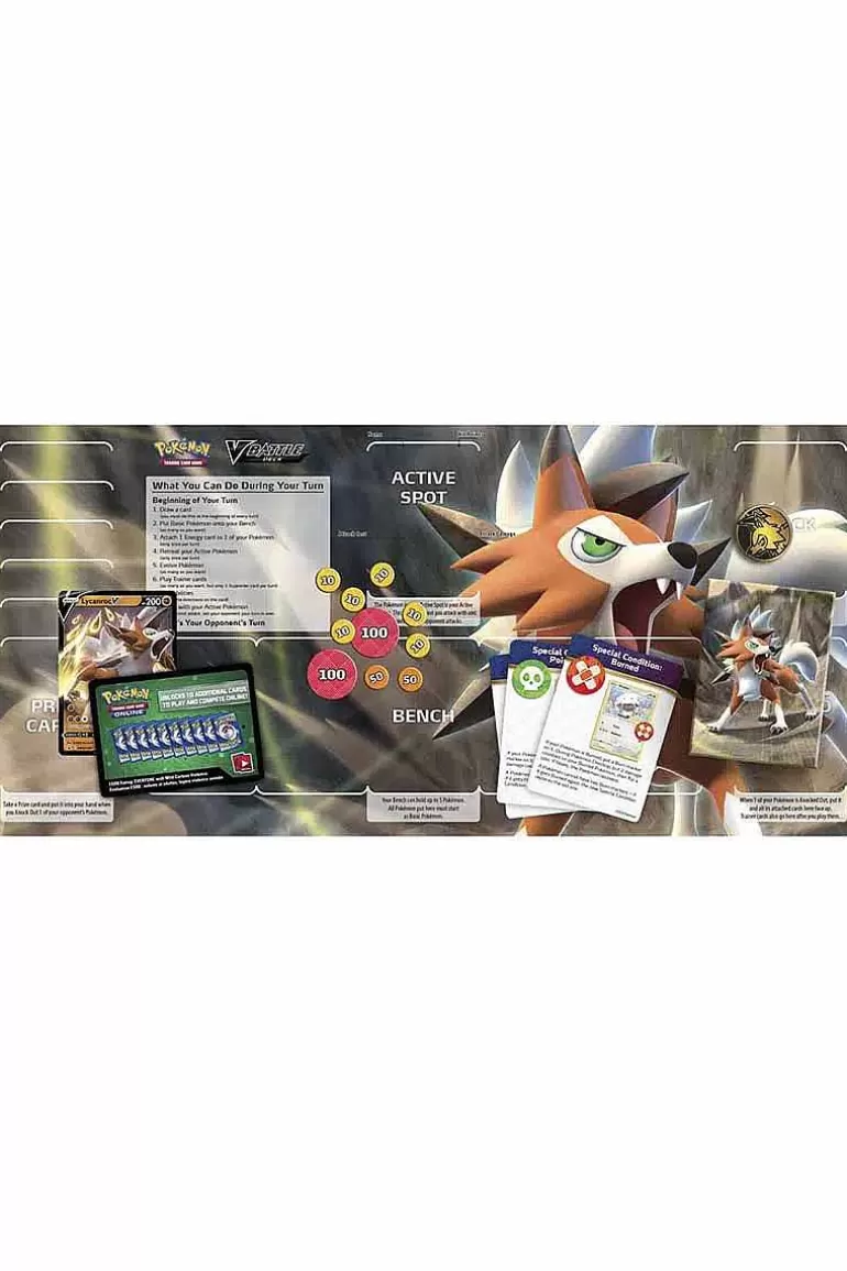 Pocket Monster Pokémon Kort-V Battle Decks Med Lycanroc & Corviknight