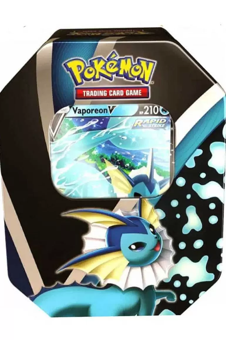 Pocket Monster Pokémon Kort-Vaporeon V Tin