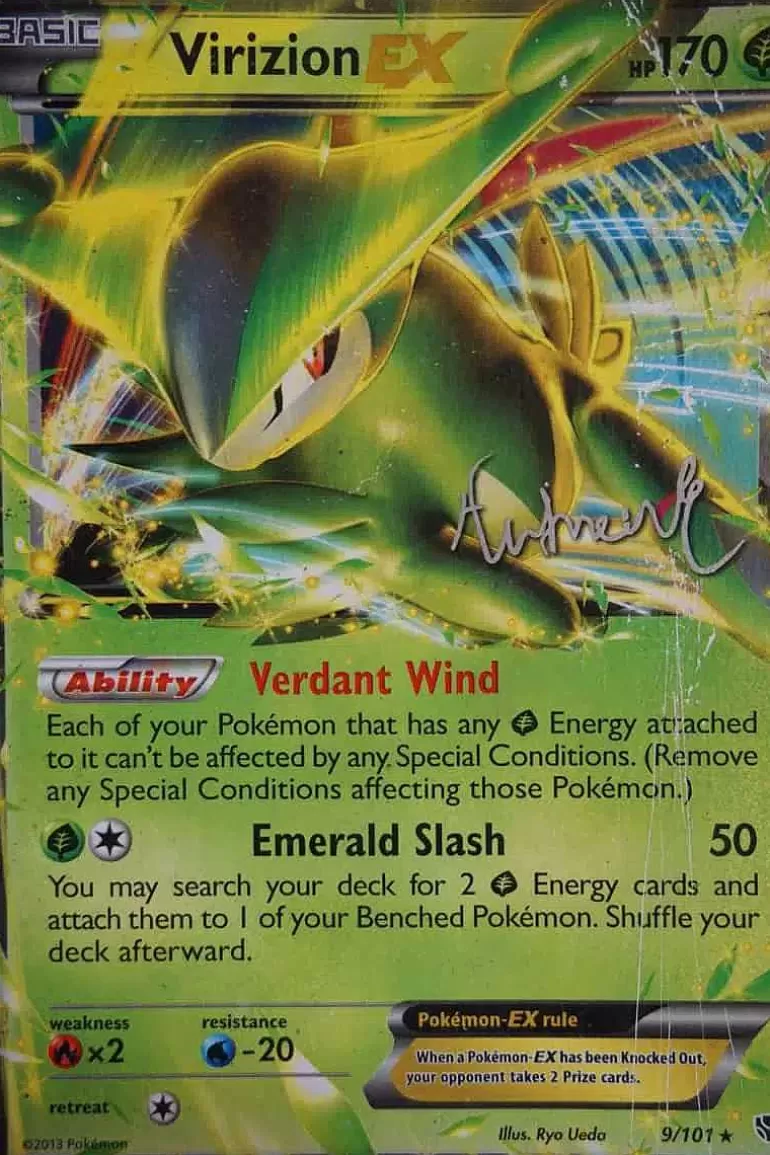 Pocket Monster Pokémon Kort-Virizion Ex 9/101