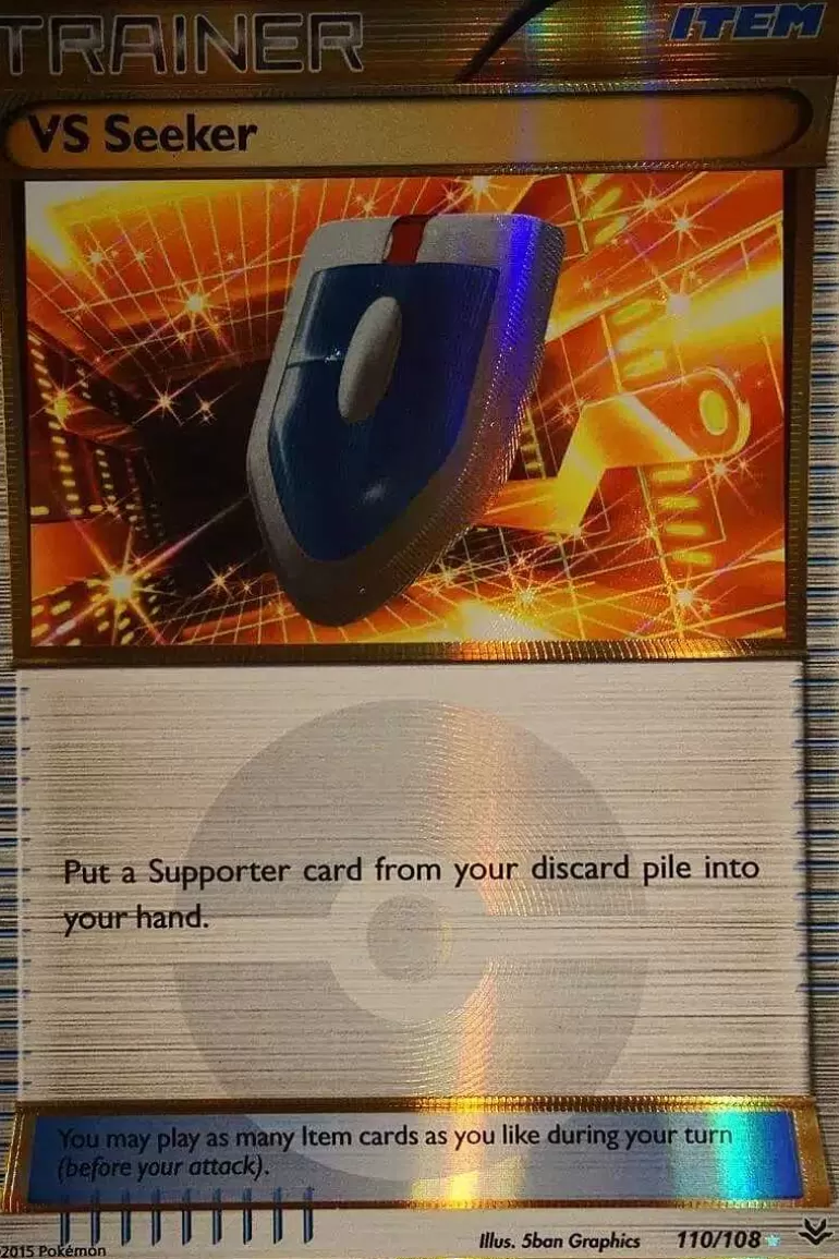 Pocket Monster Pokémon Kort-Vs Seeker 110/108 Secret Rare