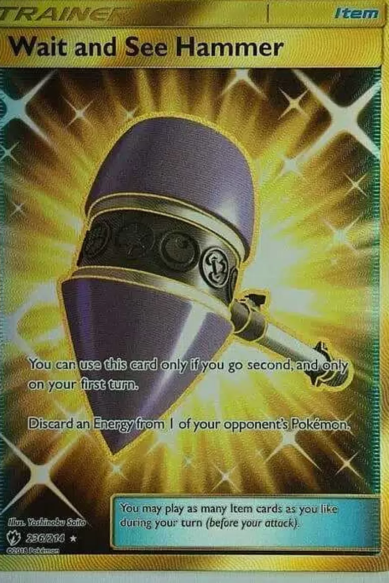 Pocket Monster Pokémon Kort-Wait And See Hammer 236/214 Secret Rare