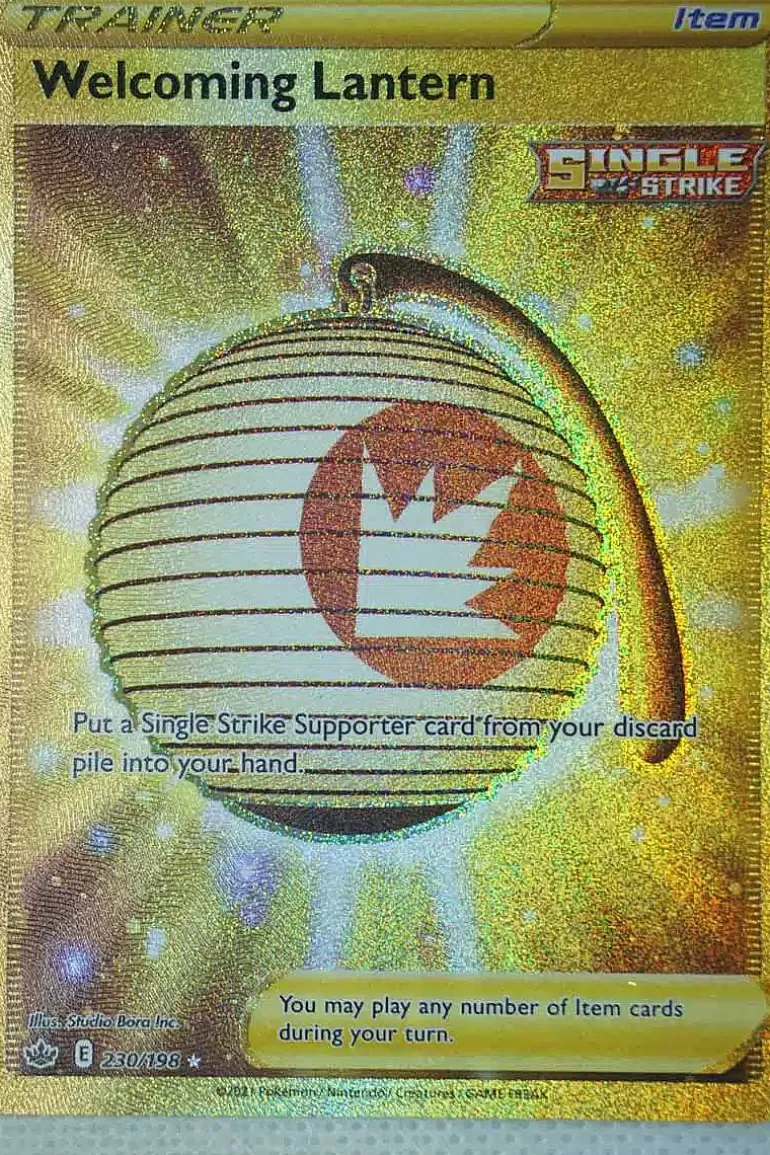 Pocket Monster Pokémon Kort-Welcoming Lantern 230/198 Secret Rare