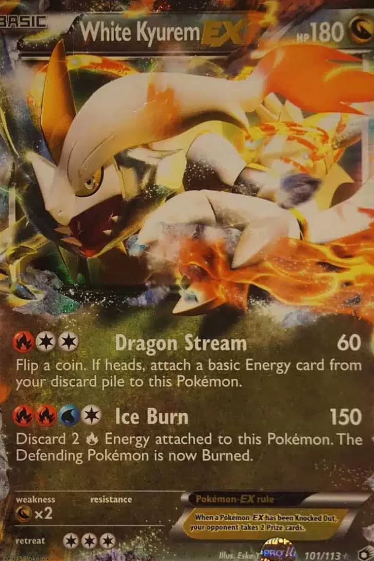 Pocket Monster Pokémon Kort-White Kyurem Ex 103/149