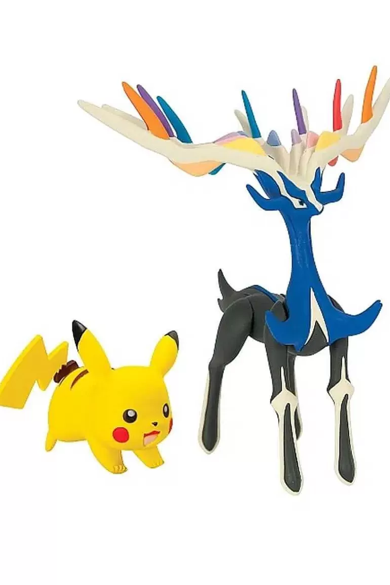 Pocket Monster Pokémon Figurer-Xerneas & Pikachu Figurer