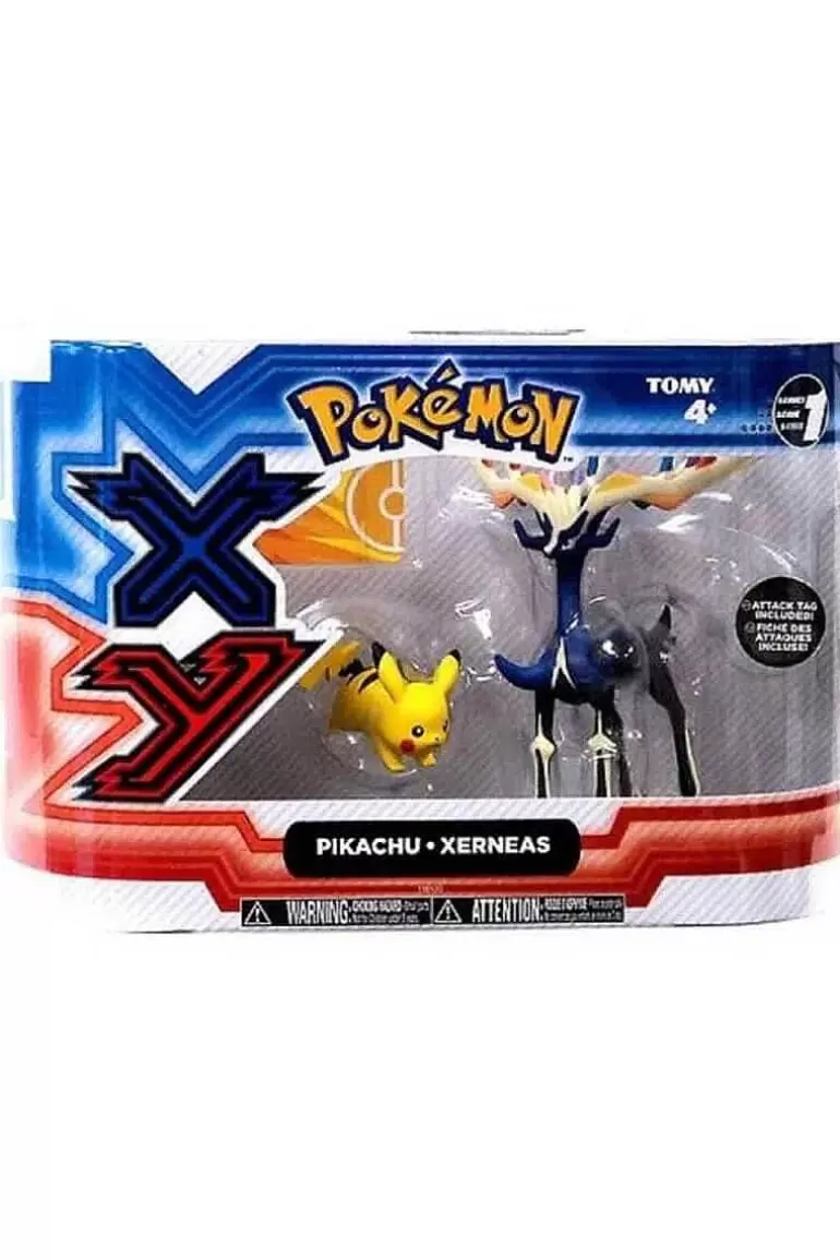 Pocket Monster Pokémon Figurer-Xerneas & Pikachu Figurer