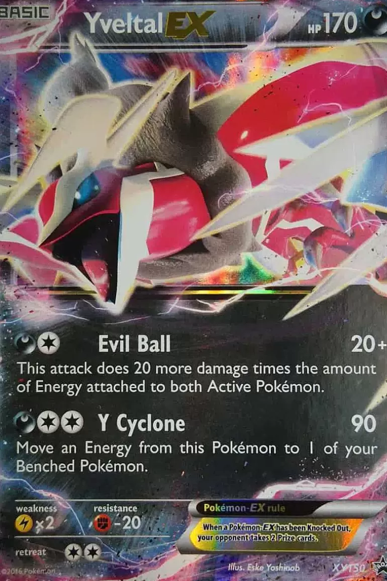 Pocket Monster Pokémon Kort-Yveltal Ex Xy150