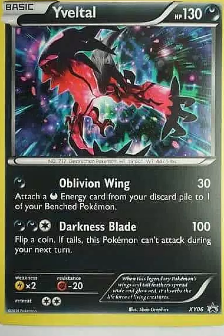 Pocket Monster Pokémon Kort-Yveltal Xy06 Stor