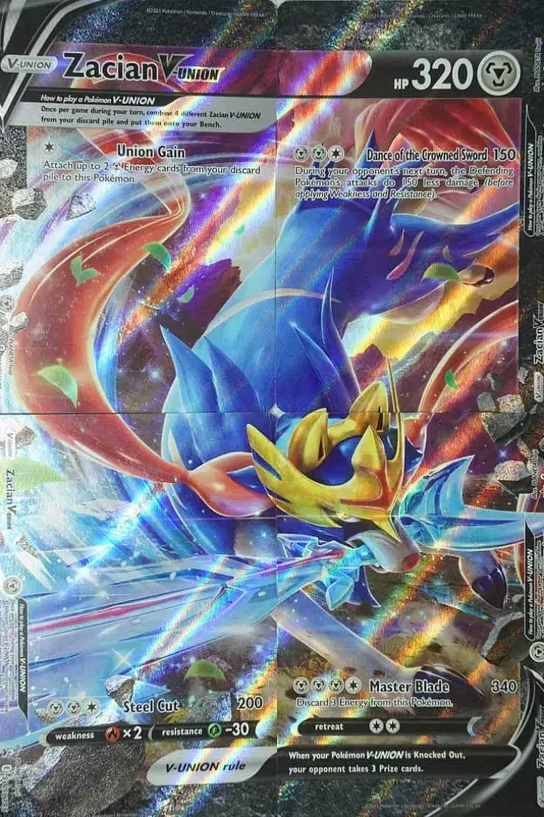 Pocket Monster Pokémon Kort-Zacian V Union Saet