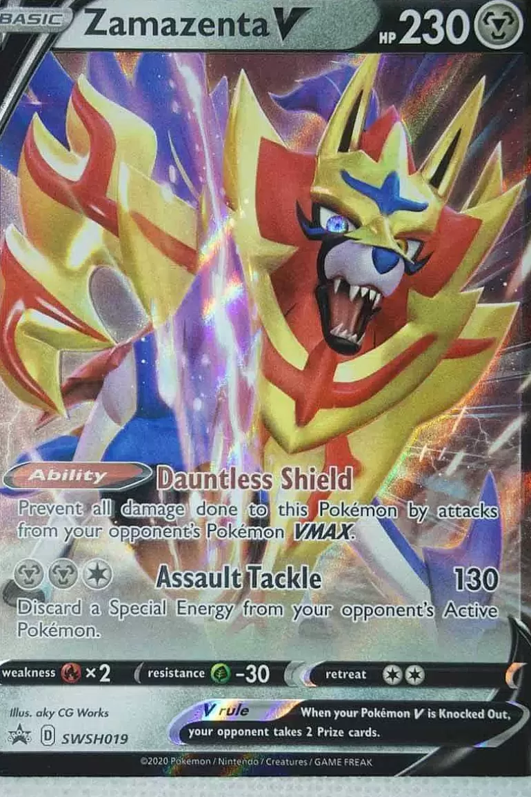 Pocket Monster Pokémon Kort-Zamazenta V Swsh019
