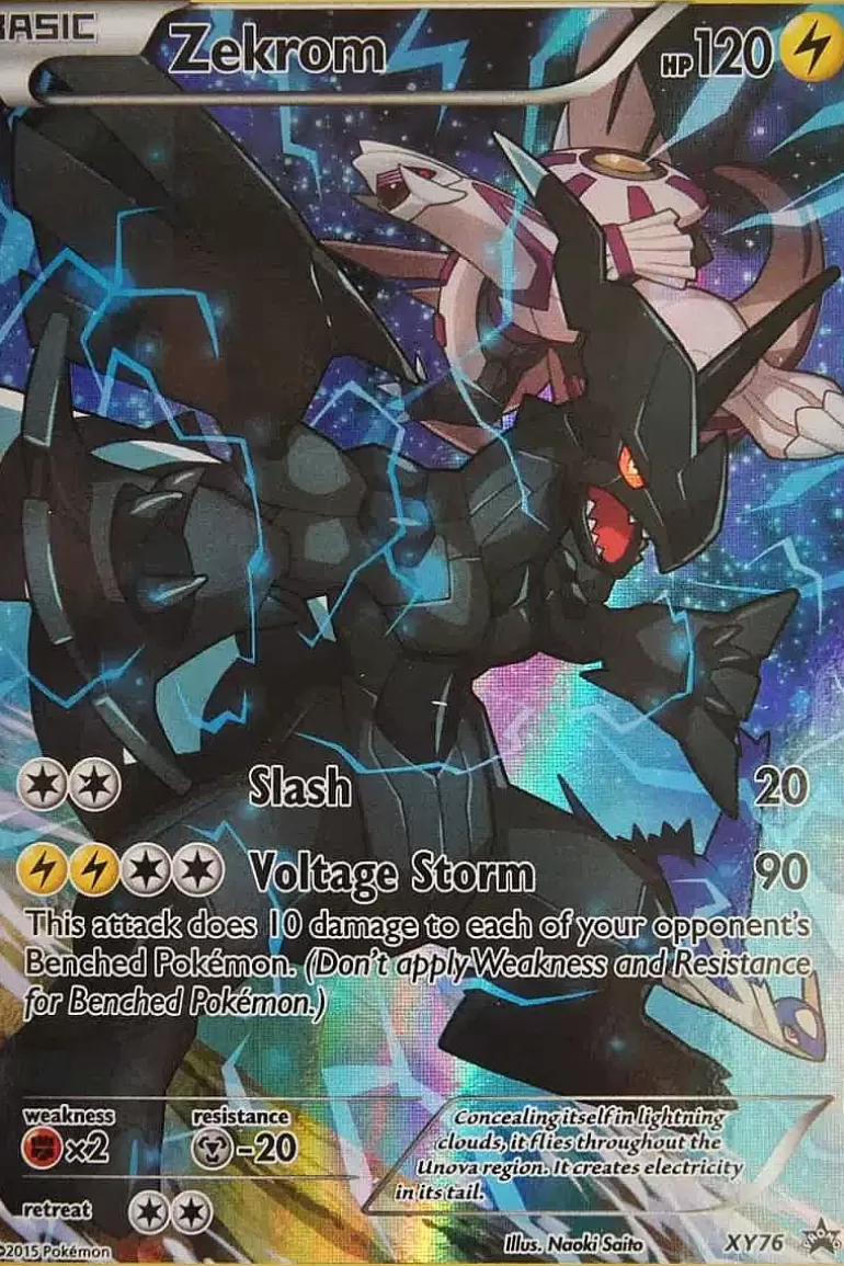 Pocket Monster Pokémon Kort-Zekrom Xy76 Full Art