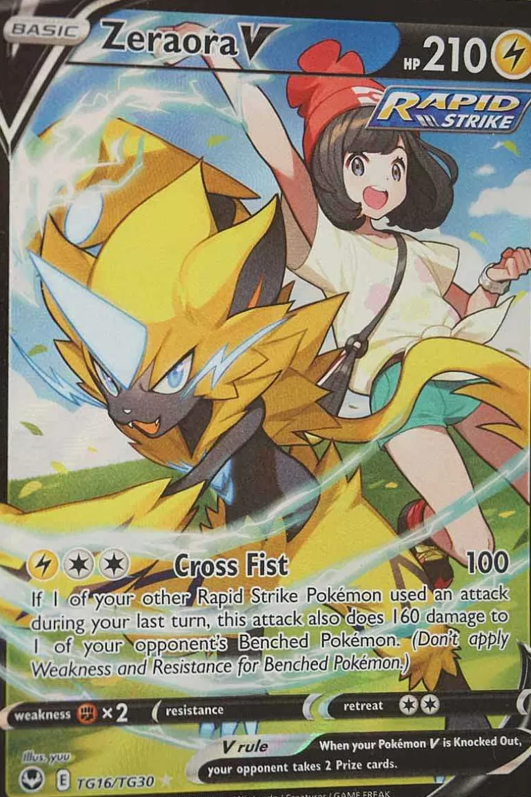 Pocket Monster Pokémon Kort-Zeraora V Tg16/Tg30