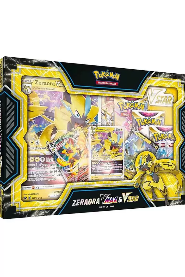 Pocket Monster Pokémon Kort-Zeraora Vmax & Vstar Battle Box