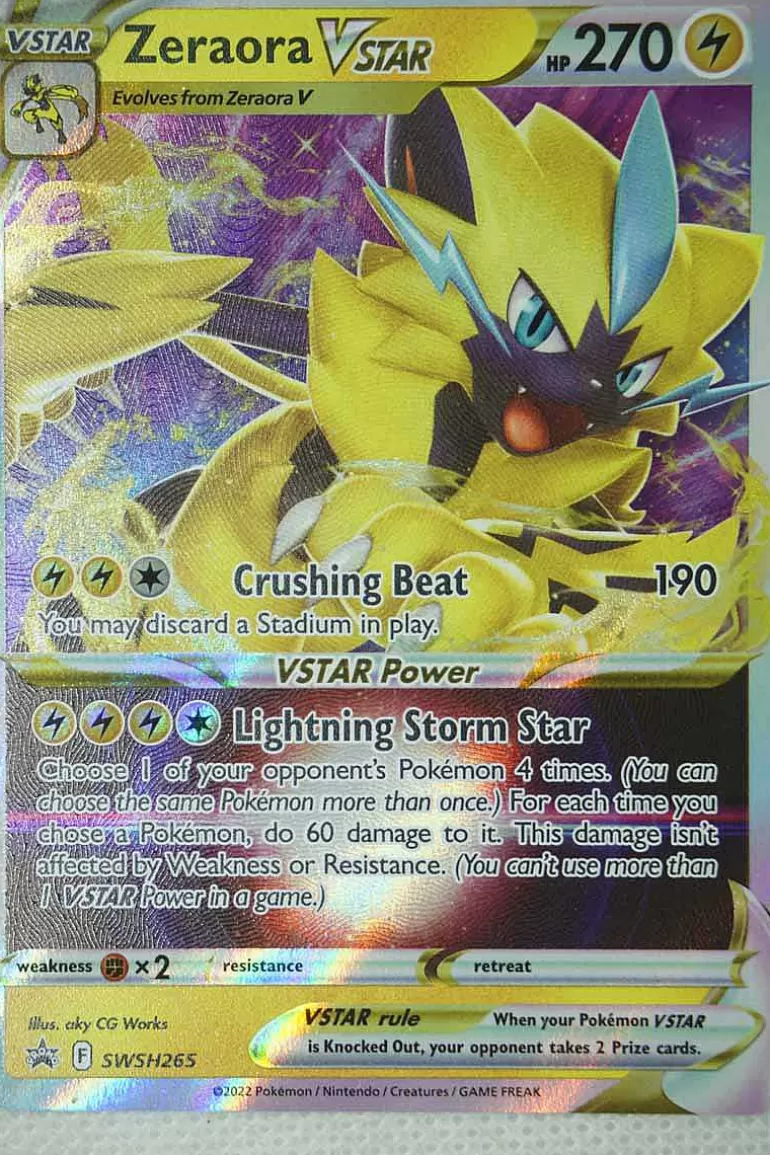 Pocket Monster Pokémon Kort-Zeraora Vstar Swsh265