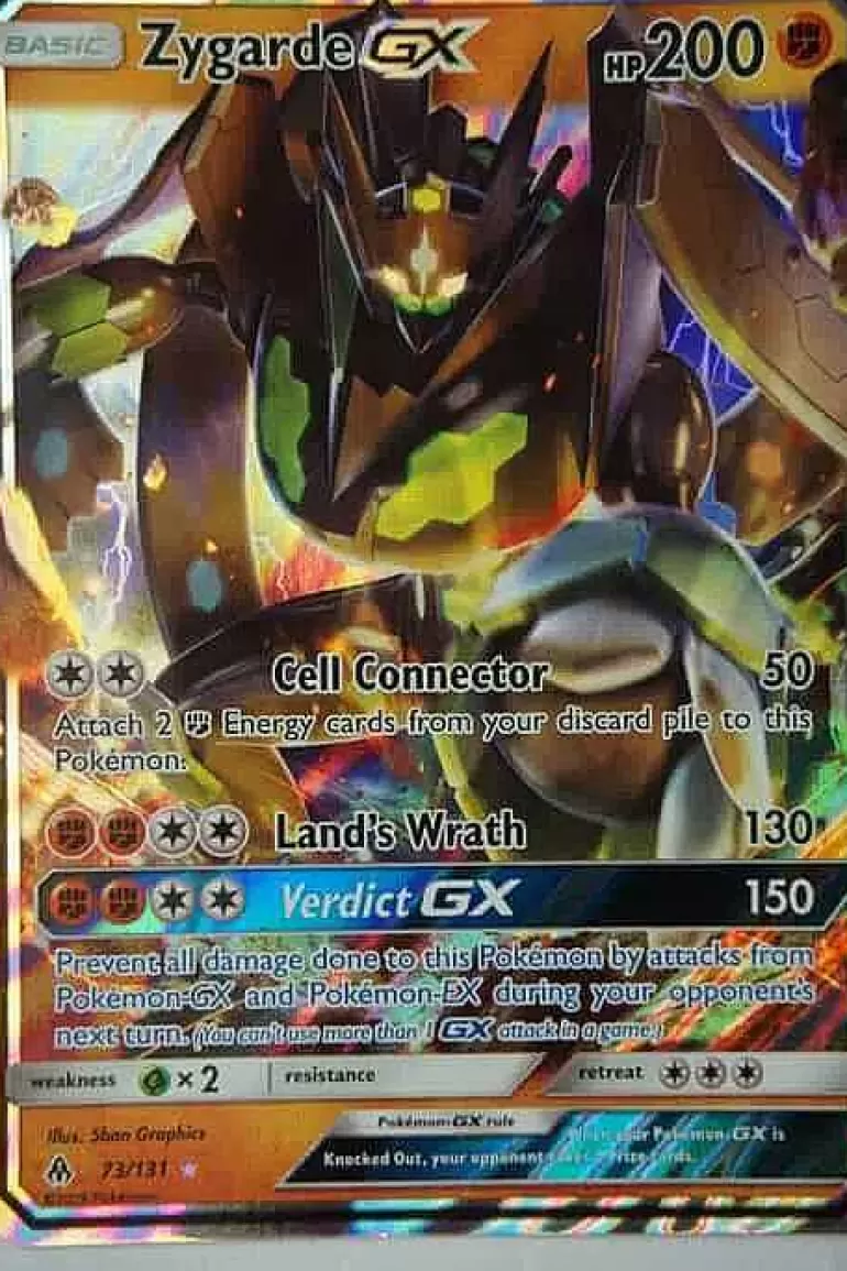 Pocket Monster Pokémon Kort-Zygarde Gx 73/131