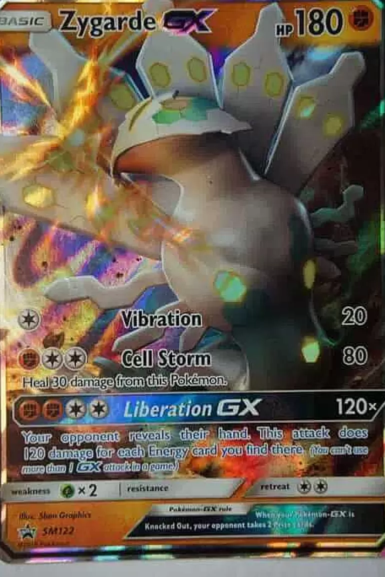 Pocket Monster Pokémon Kort-Zygarde Gx Sm122 Stor